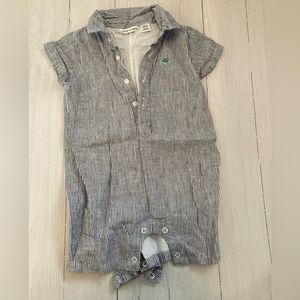 Janie and Jack Short sleeve Romper, size 6-12 months